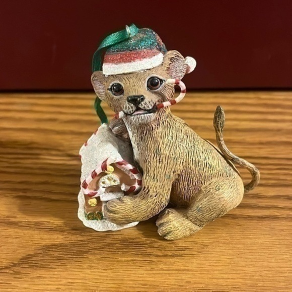 The Danbury mint Christmas ornament - lion cub - Picture 1 of 5